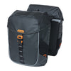 Sacoche double vélo Basil Miles Tarpaulin MIK 34 L coloris Noir Orange – une sacoche seule