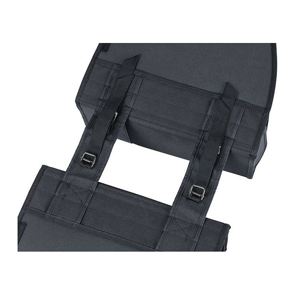Sacoche double vélo Basil Tour Waterproof XL 35 L coloris Noir – avant arrondi anti-talon