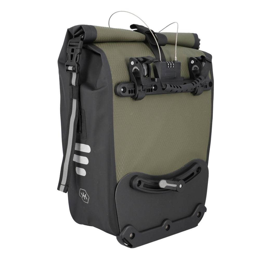 Sacoche de porte-bagage KHEAX Izoard II 31 L étanche - Kaki