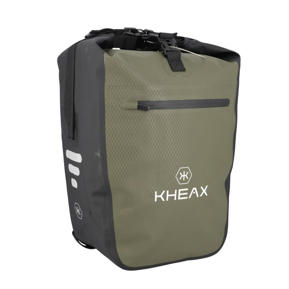 Sacoche de porte-bagage KHEAX Izoard II 31 L étanche - Kaki