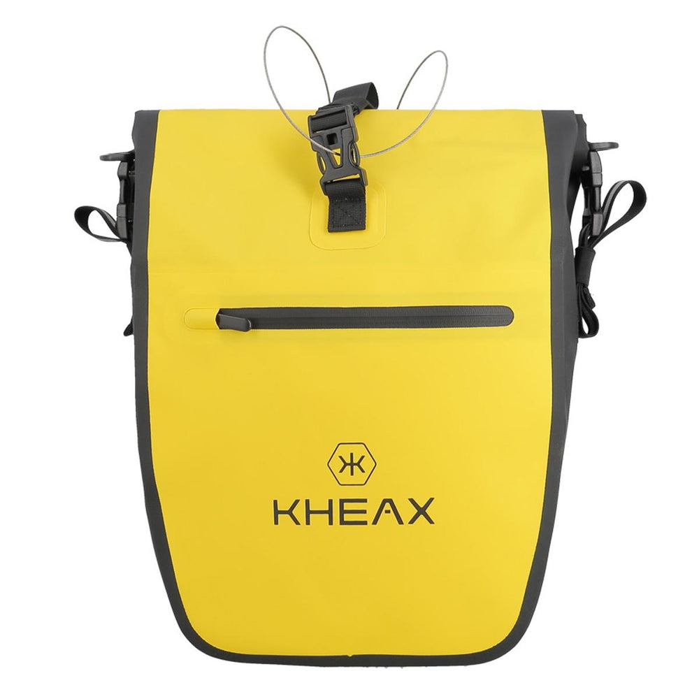 Sacoche de porte-bagage KHEAX Izoard Mini 14 L étanche - Jaune