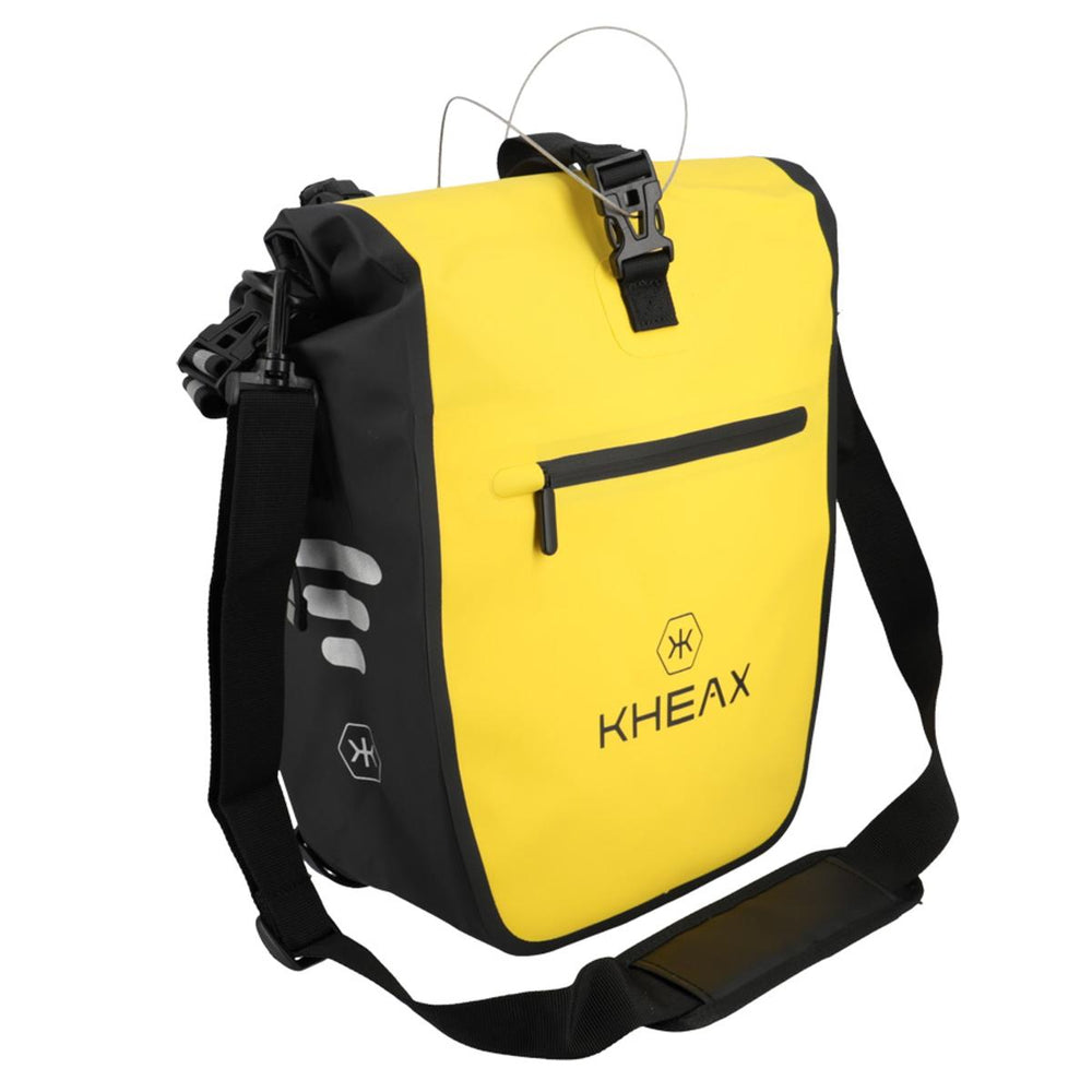 Sacoche de porte-bagage KHEAX Izoard Mini 14 L étanche - Jaune