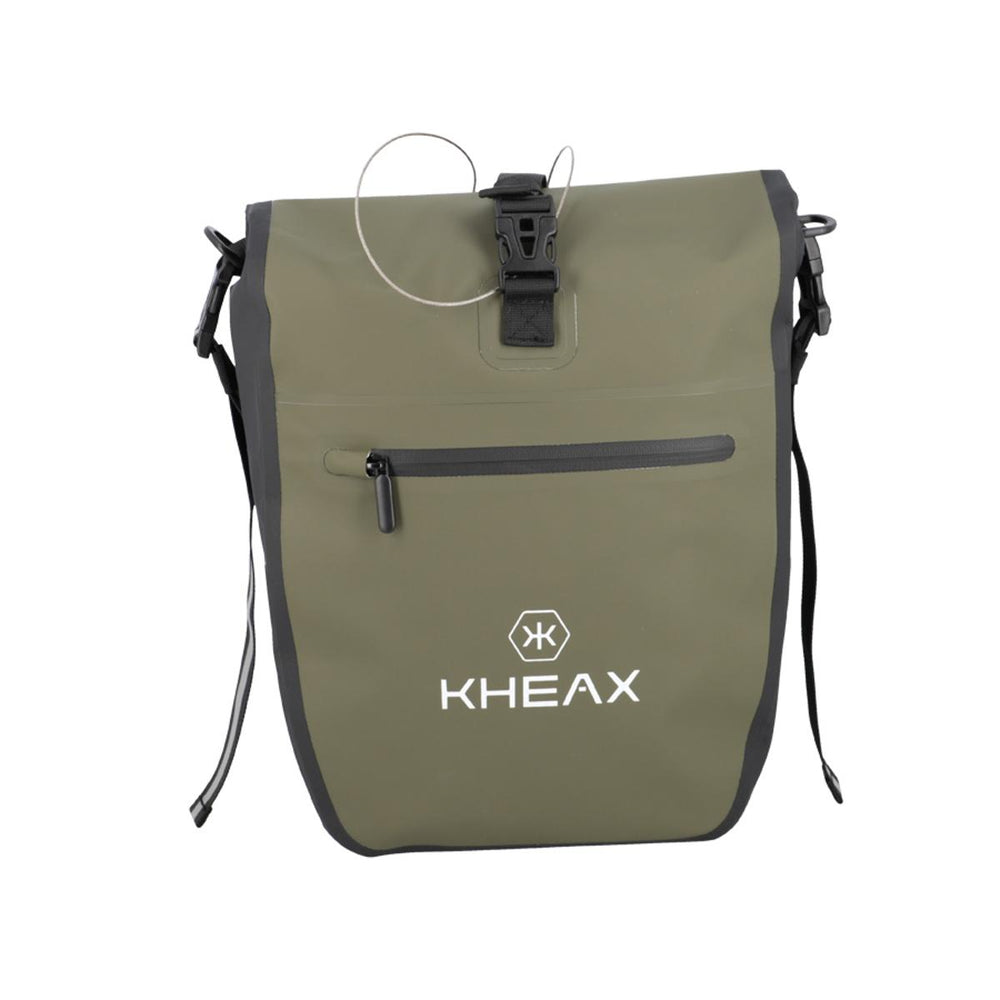 Sacoche de porte-bagage KHEAX Izoard Mini 14 L étanche - Kaki
