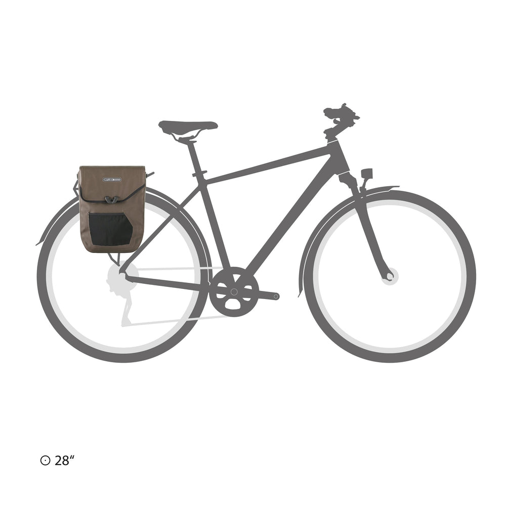 Sacoche porte-bagage ORTLIEB Pedal-Mate 16 L - Dark Sand