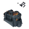 Sacoche porte-bagages Basil Miles Tarpaulin XL Pro MIK 9-36 L coloris Noir / Orange – avec sa plaque MIK fournie