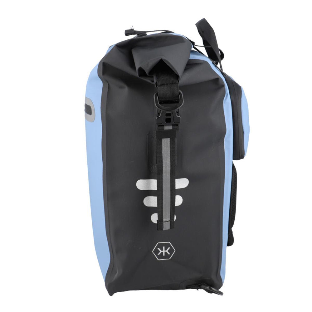 Sacoche de porte-bagage convertible sac à dos KHEAX Ventoux II 30 L - Bleu Turquoise
