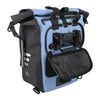 Sacoche de porte-bagage convertible sac à dos KHEAX Ventoux II 30 L - Bleu Turquoise