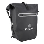 Sacoche de porte-bagage convertible sac à dos KHEAX Ventoux II 30 L - Noir