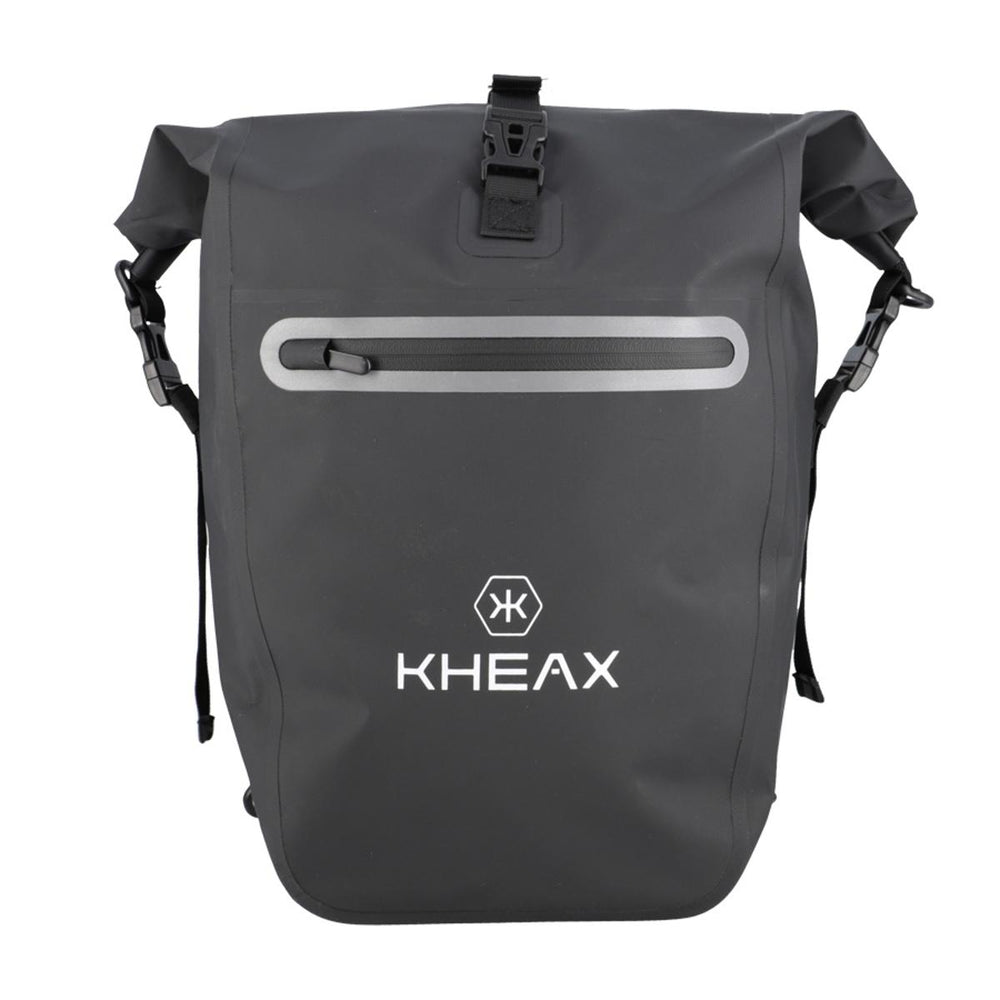 Sacoche de porte-bagage convertible sac à dos KHEAX Ventoux II 30 L - Noir