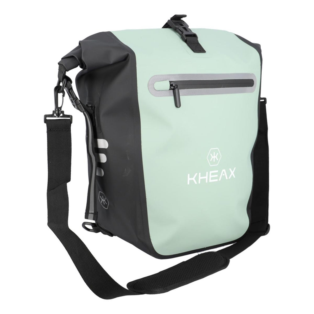 Sacoche de porte-bagage convertible sac à dos KHEAX Ventoux II 30 L - Vert Sauge