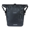 Sacoche vélo arrière Basil Rivo M MIK Hooks 15 L coloris Noir – dos et crochets MIK Hooks