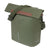 Sacoche vélo Basil City Shopper MIK Hooks 16 L coloris Moss Green – vue trois quarts avec bandouliere