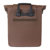 Sacoche vélo Basil City Shopper MIK Hooks 16 L coloris Roasted Brown – dos et crochets MIK Hooks