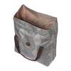 Sacoche vélo Basil Elegance Shopper 26 L coloris Chateau Taupe – rabat ouvert
