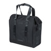 Sacoche vélo Basil Grand Shopper MIK Hooks 23 L coloris Noir – vue trois quarts
