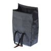 Sacoche vélo Basil Urban Dry Shopper 25 L coloris Charcoal – dos et crochets Hook-On