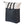 Sacoche vélo Basil Vive Shopper MIK Hooks 20 L coloris Blanc cassé / Noir – vue trois quarts
