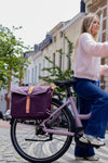 Sacoche vélo Gofluo Robin 2.0 Burgundy — vue face