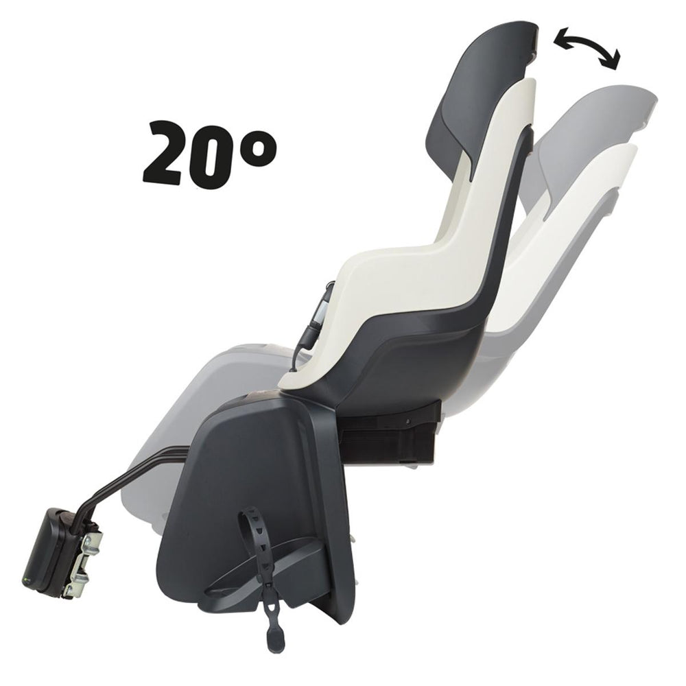 Siège vélo enfant arrière Bobike Go Maxi inclinable fixation cadre - Vanilla Cup Cake