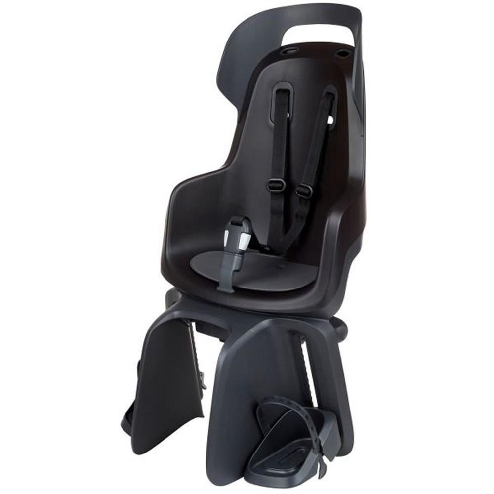 Siège vélo enfant arrière Bobike Go Maxi inclinable porte-bagages - Urban Black