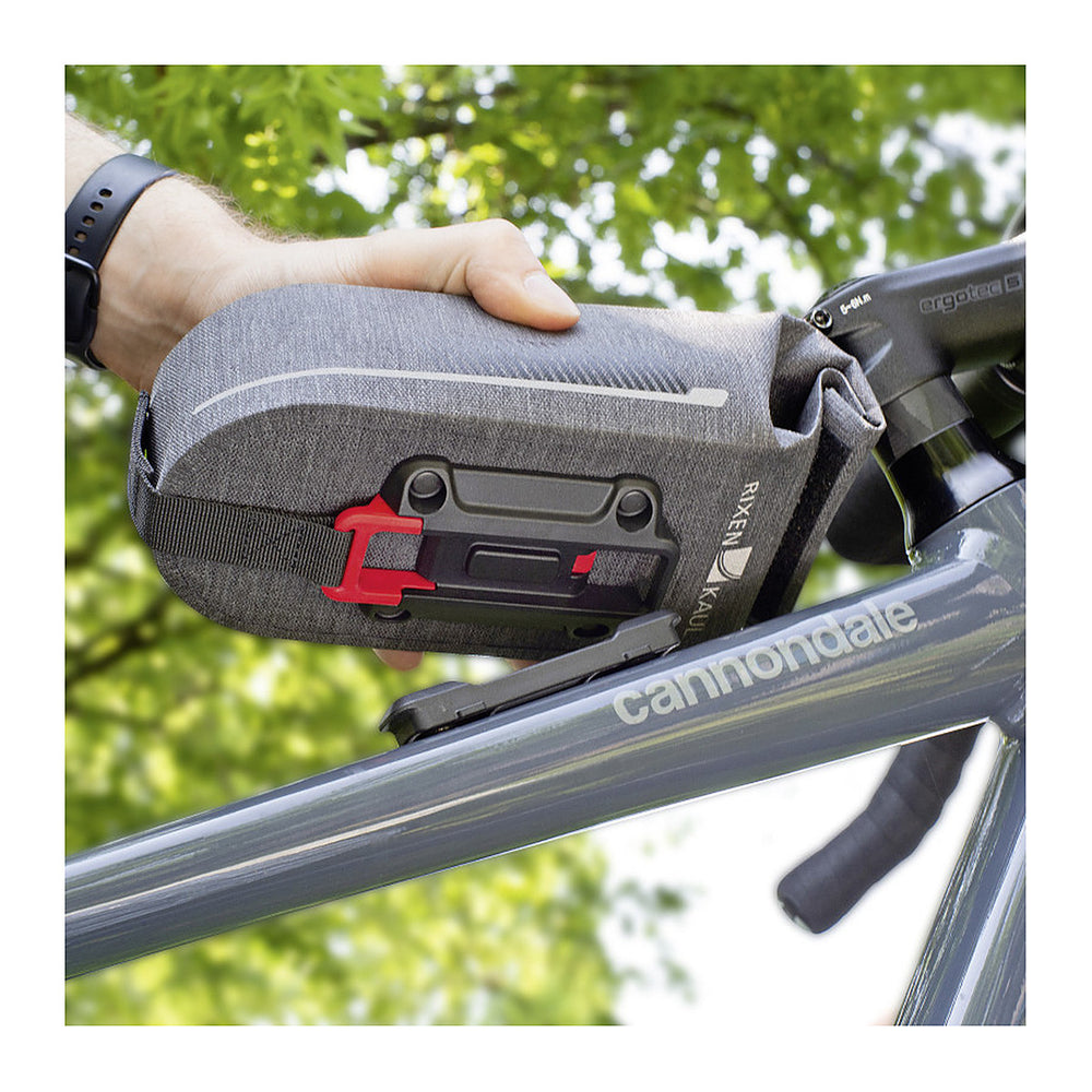 Support de fixation KlickFix Duo pour cadre et fourche – Duo à visser dans le cadre – une sacoche de cadre clipsee sur la platine