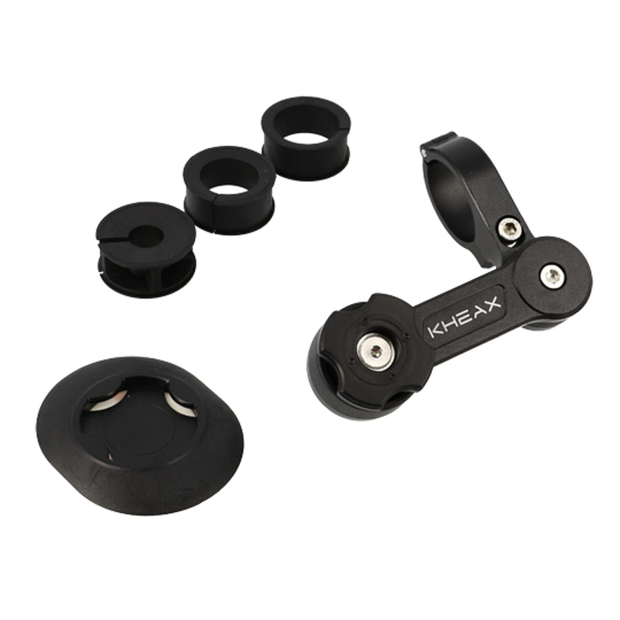 Support téléphone vélo KHEAX alu fixation guidon