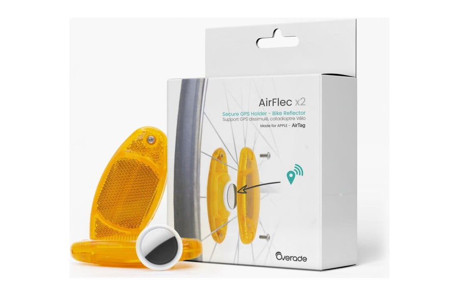 Traceur antivol vélo Overade AirFlec, support AirTag x2 section 3
