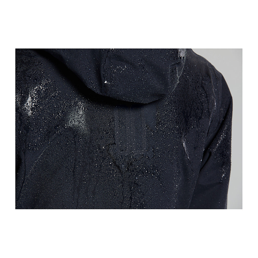 Trench-coat de pluie vélo Basil Mosse femme coloris Bleu Nuit - l eau perle sur le tissu