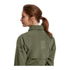 Trench-coat de pluie vélo Basil Mosse femme coloris Vert Olive - detail porte