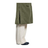Trench-coat de pluie vélo Basil Mosse femme coloris Vert Olive - panneau lateral extensible