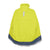 Cape de pluie vélo Tucano Urbano Garibaldina 2G jaune fluo, vue de face sur fond blanc