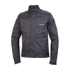 Veste de pluie vélo Tucano Urbano Nano Rain Plus Hydroscud noire, vue de face sur fond blanc