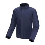 Veste de pluie vélo Tucano Urbano Nano Rain Zeta Hydroscud bleu foncé, vue de face sur fond blanc
