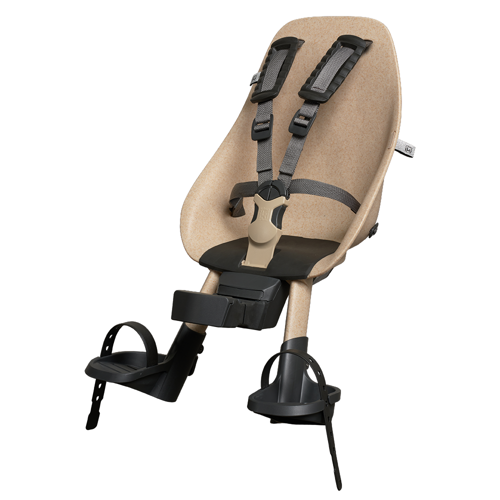 Siège vélo enfant avant Urban Iki BIO beige/noir