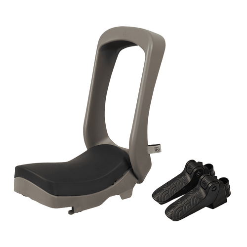 Siège vélo junior Urban Iki - Junior sans cadre de montage gris/noir