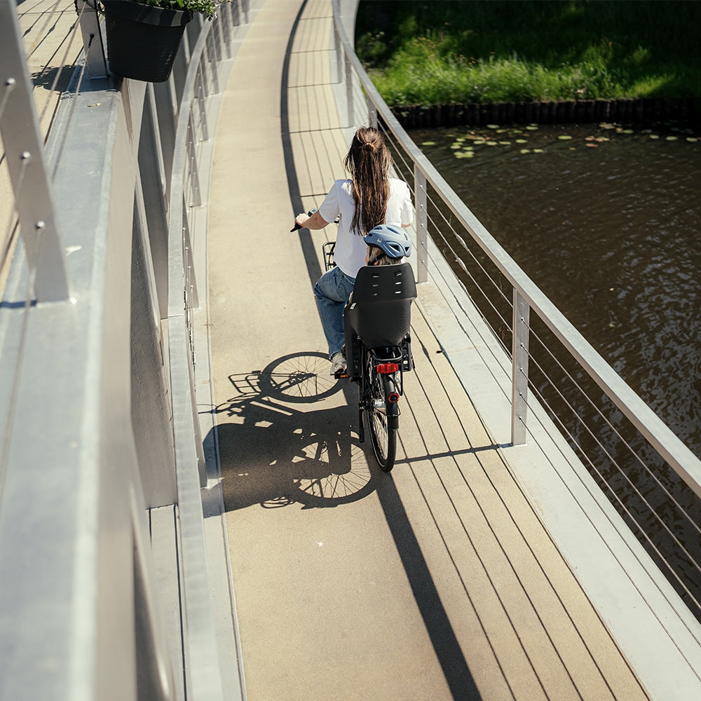Siège vélo enfant arrière Urban Iki U-me Easyfix noir/noir