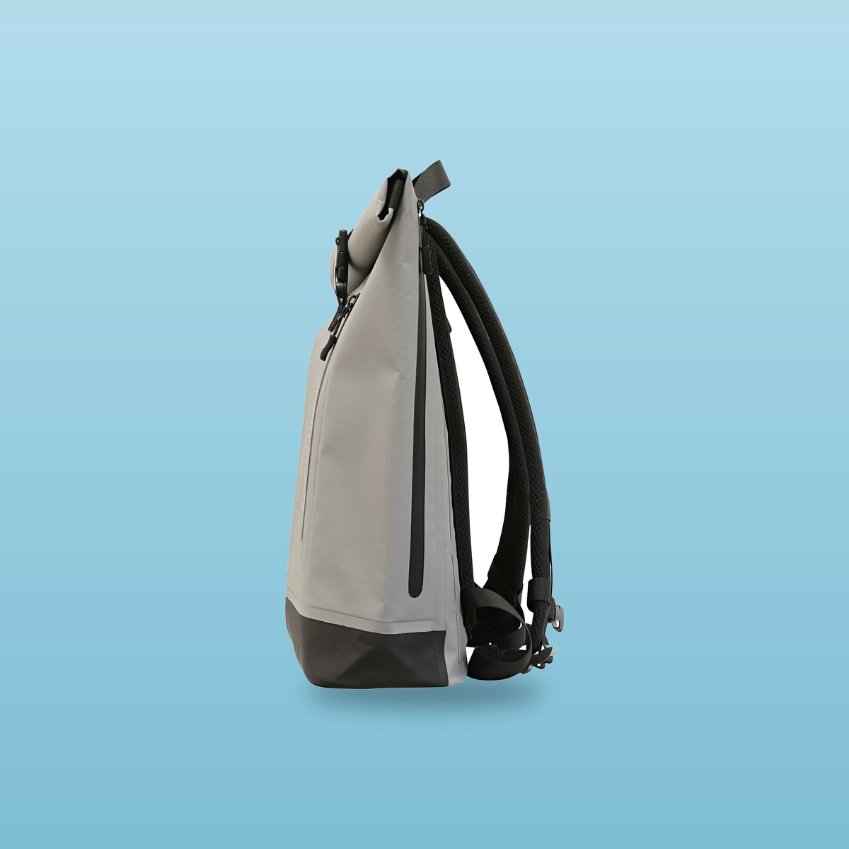 Sac à dos vélo roll-top Urban Moov vu de profil