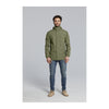 Veste de pluie vélo Basil Hoga unisexe coloris Vert Olive - portee par un homme
