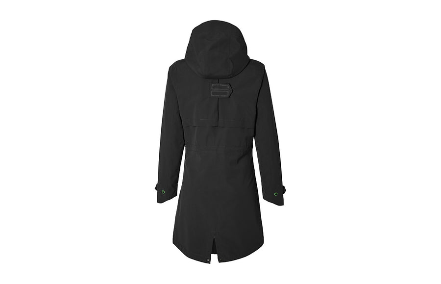 Dos allonge de la parka Basil Mosse femme