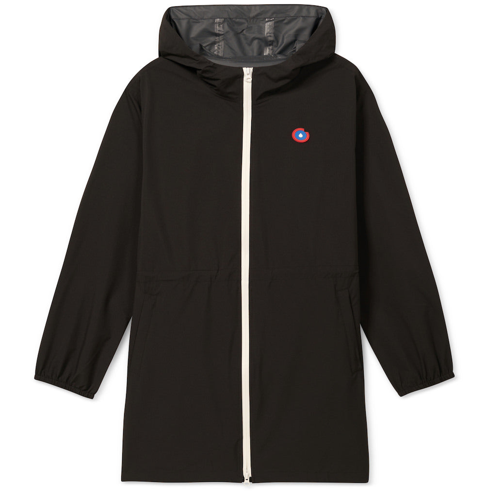 Long Waterproof Rain Jacket - Fleet - Amelot Classic