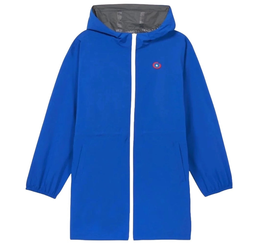 Long Waterproof Rain Jacket - Fleet - Amelot Colors
