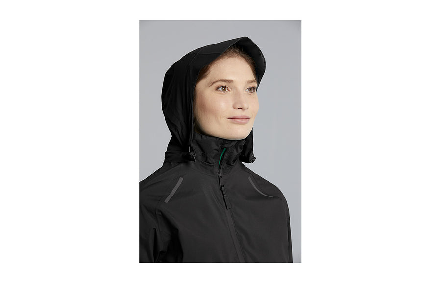 Veste impermeable Basil Skane femme portee