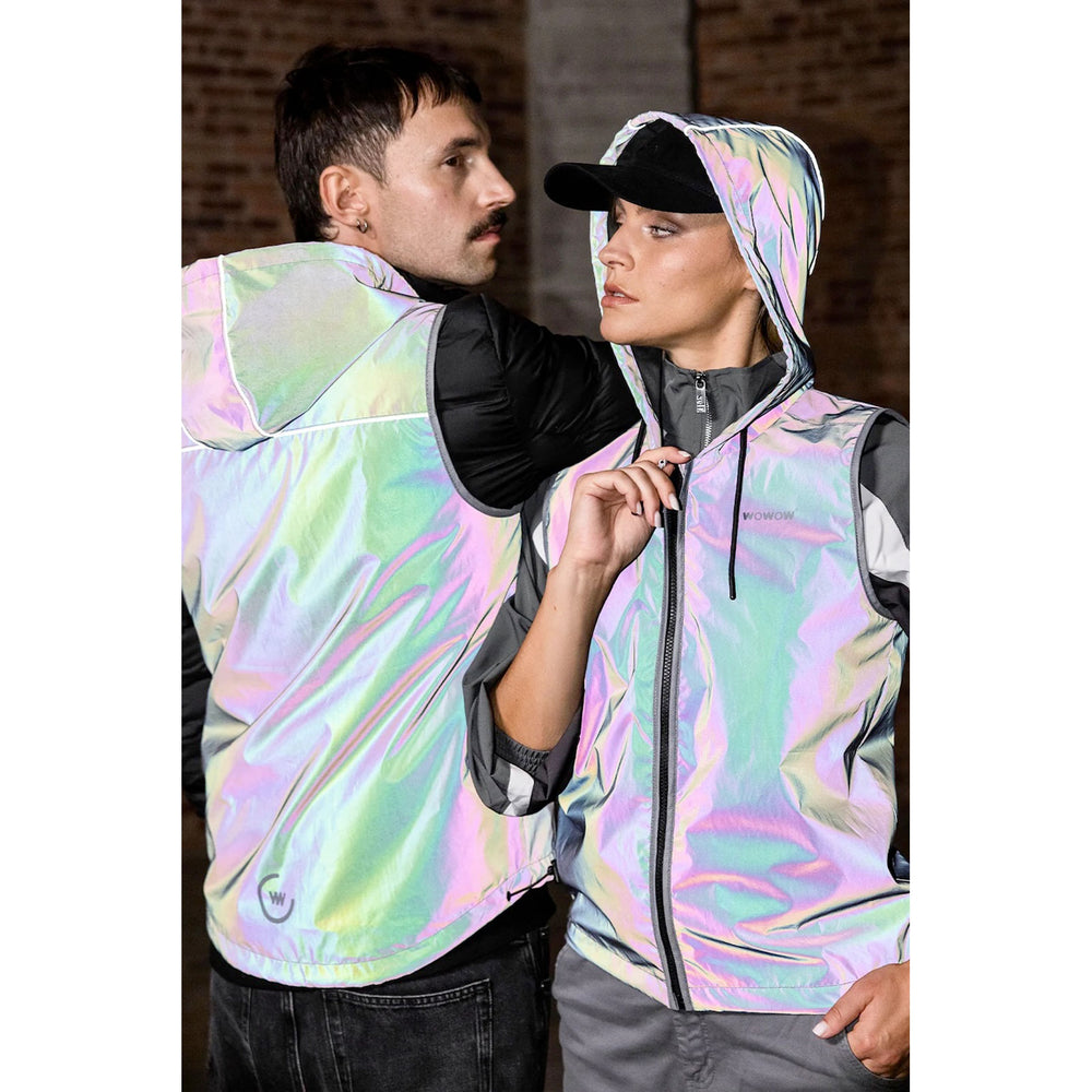 Veste sans manche réfléchissante WOWOW - Lumeo Jacket Rainbow