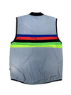 Veste sans manches Réfléchissante Homme Femme Go Fluo DarkChamp arrière