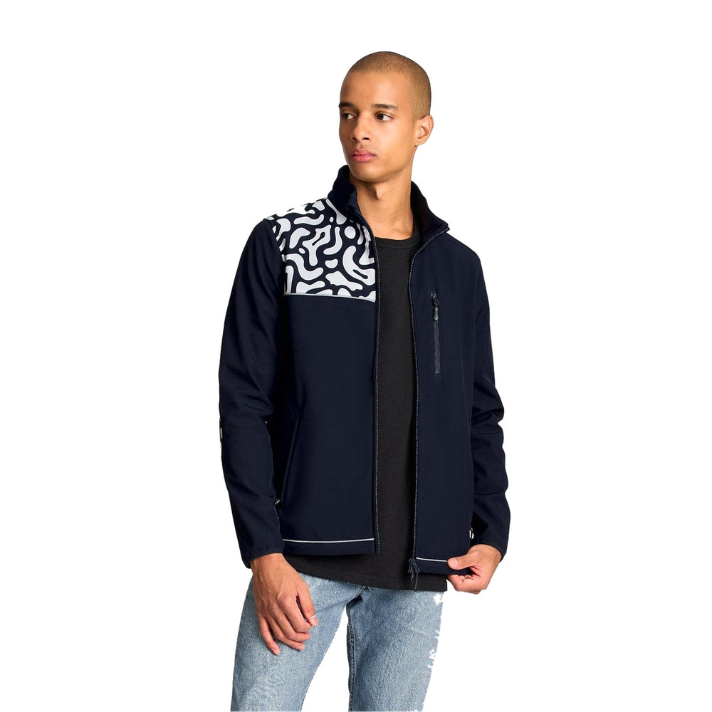 Veste softshell polaire vélo Urban Circus Orso Bleu motif photo 1