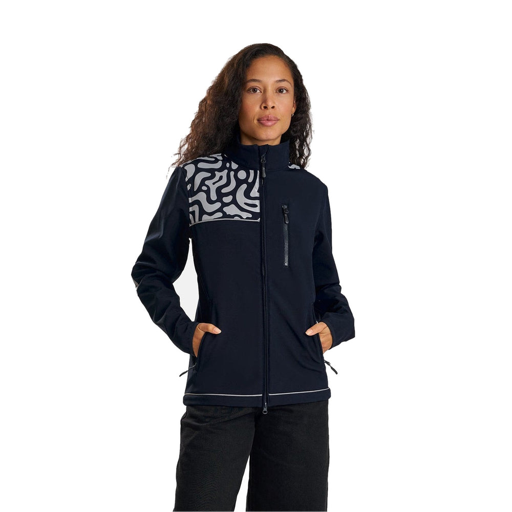 Veste softshell polaire vélo Urban Circus Orso Bleu motif photo 3