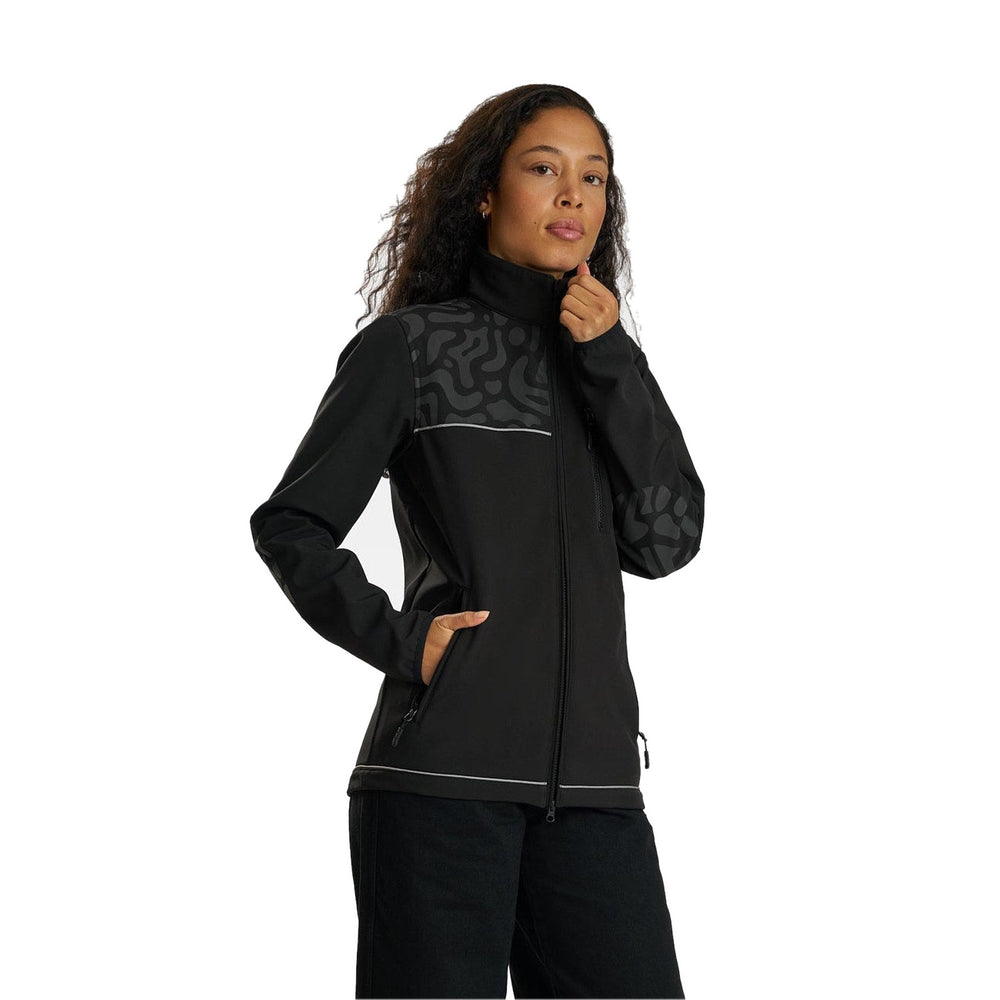 Veste softshell polaire vélo Urban Circus Orso Noir motif photo 2