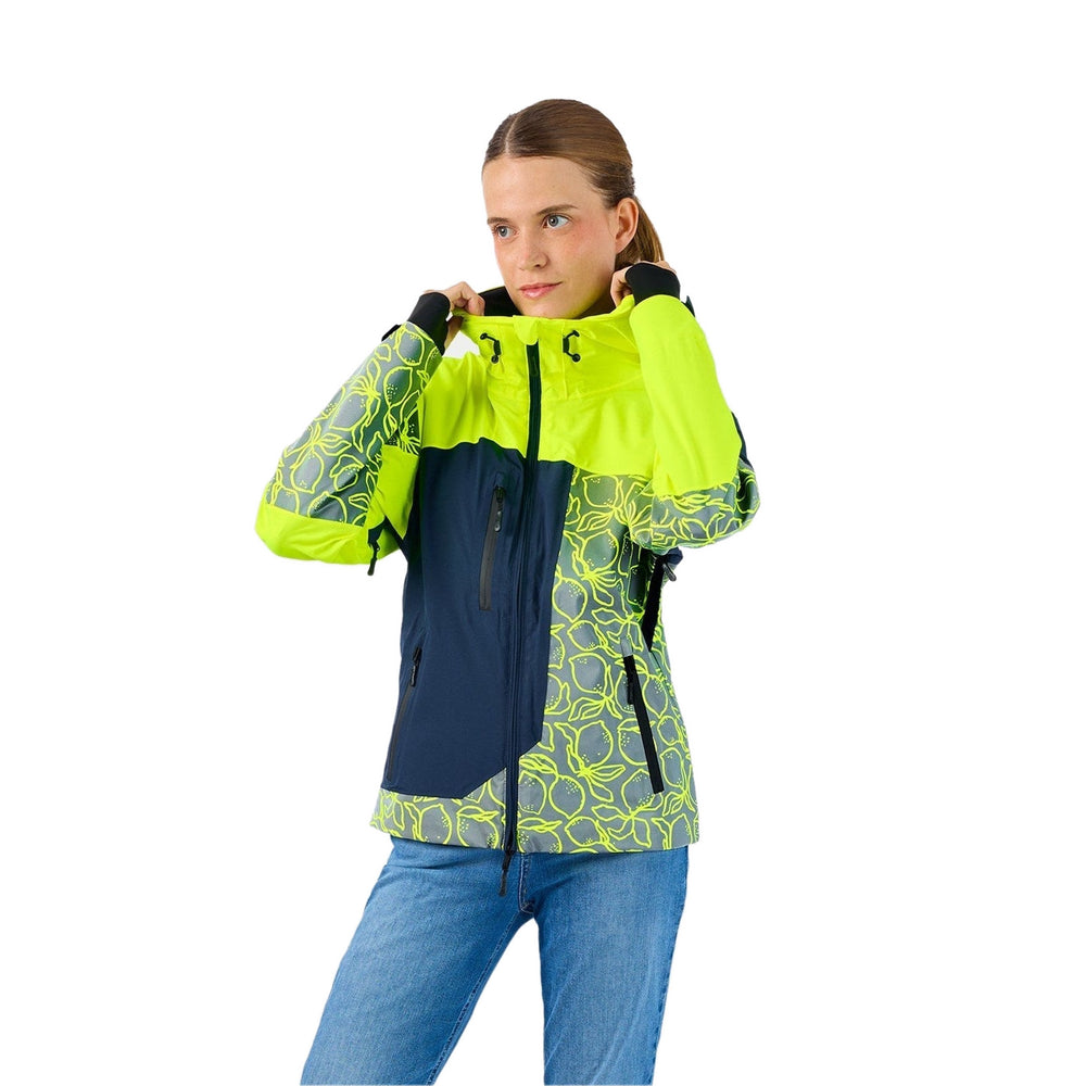 Veste vélo légère Urban Circus REPOP Light Bleu/Jaune motif photo 1
