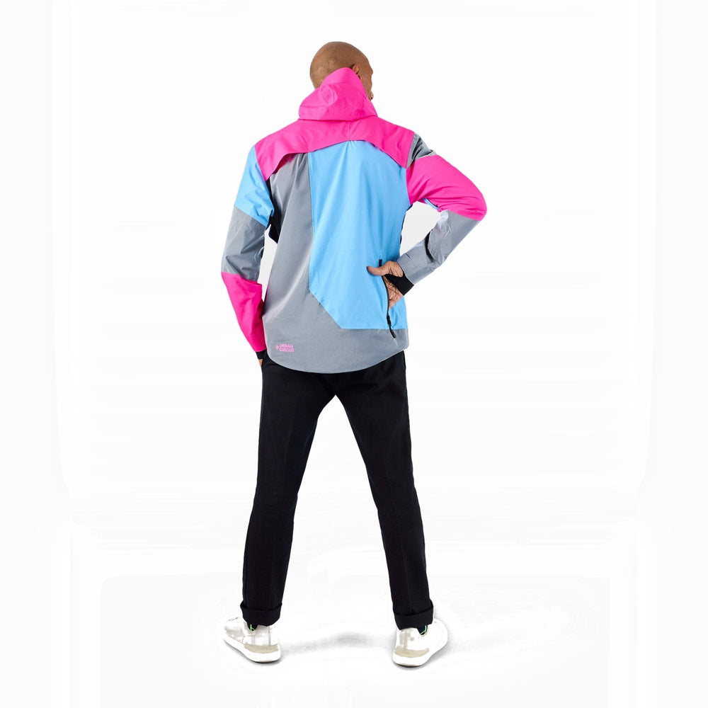 Veste vélo légère Urban Circus REPOP Light Rose/Bleu photo 3