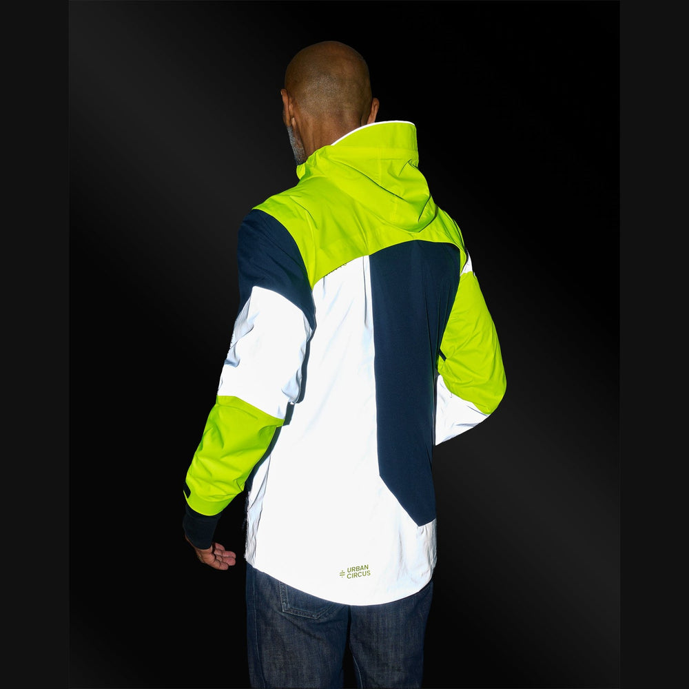 Veste vélo réversible certifiée Urban Circus REPOP Bleu/Jaune photo 5